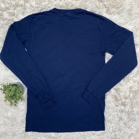 🎉HP🎉 Delta Graphic Peanuts “My Dog Is Family” LS Tee 💗 Navy - Picture 4 of 11